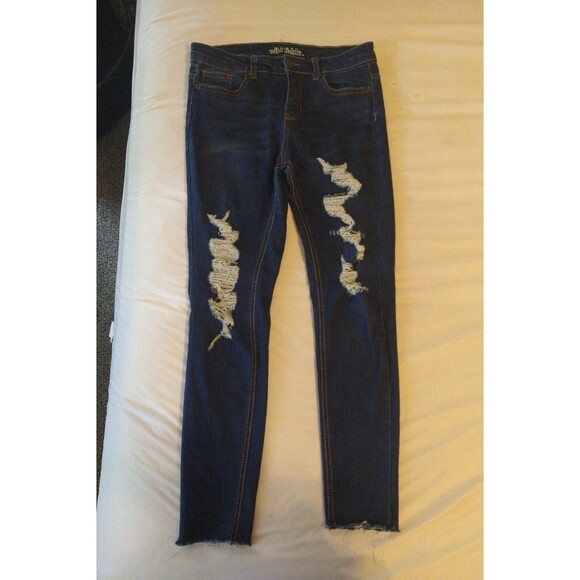 Wild Fable high rise skinny distressed jeans size 6 y2k - Picture 3 of 9